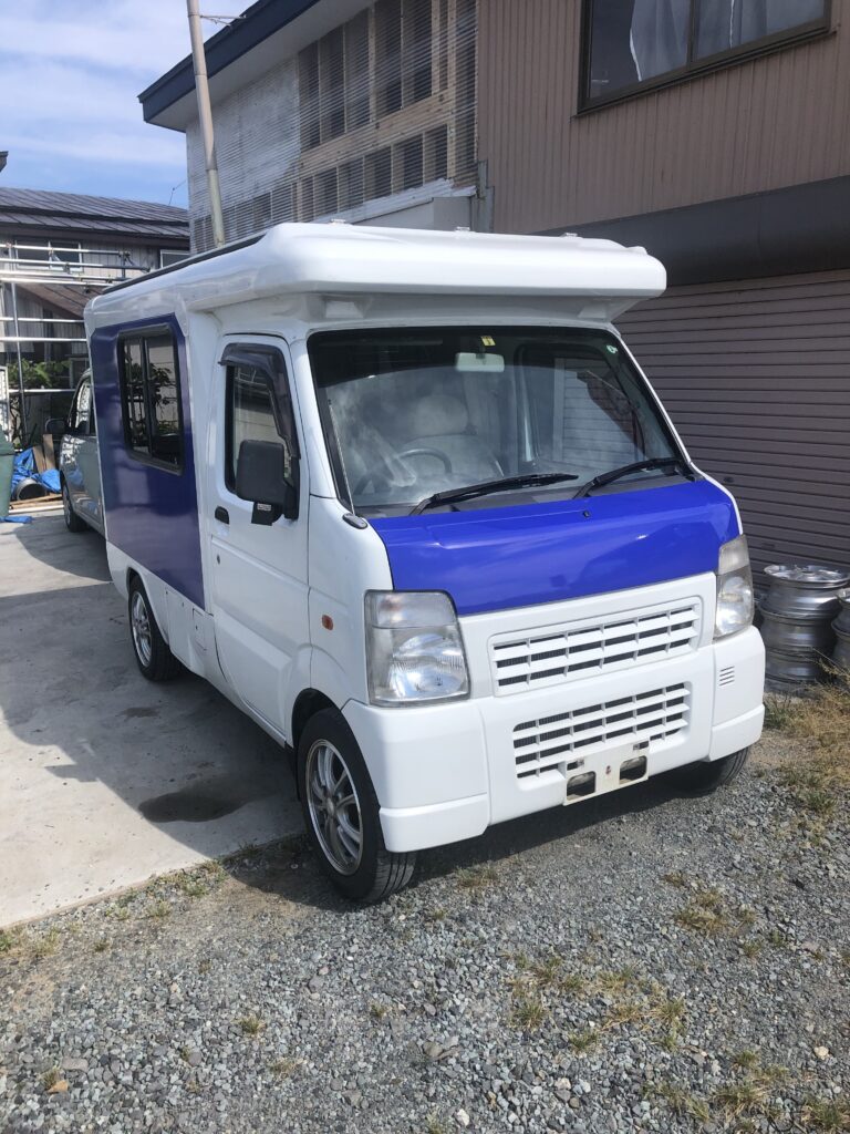 中古車情報 軽キャンカー テント虫 売約済み お車のお困りごとなら ぴっとプラス 五所川原市 車検